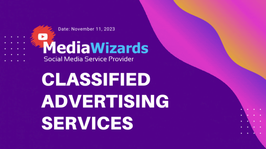 Classified Advertising Services